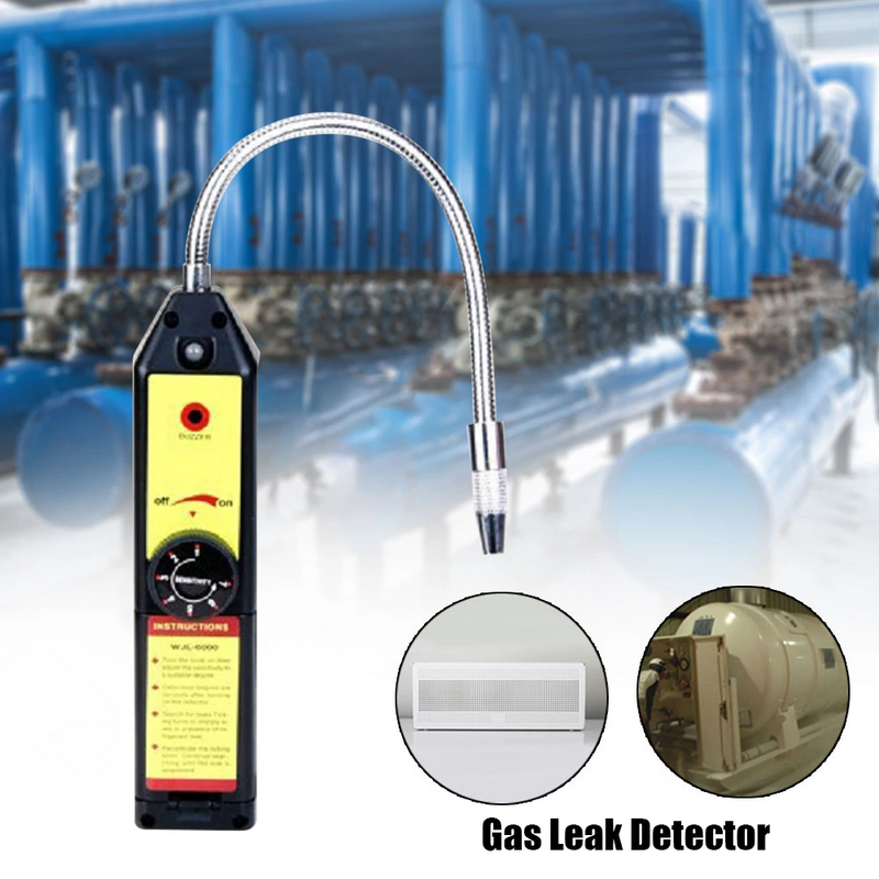 Leak Detector Freon CFC HFC Halogen Gas Refrigerant Air Monitor Conditioning R22a R134a
