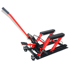 Motorcycle Dirt Bikes ATV 1500lbs Steel Lift Stand Red