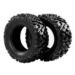 Complete Set of 4 All Terrain ATV UTV Tires 25x8-12 Front & 25x10-12 Rear 6PR Tubeless
