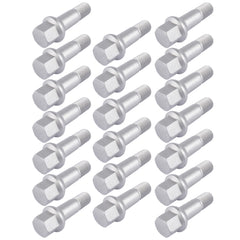 20Pcs Wheel Lug Bolts Nuts for Mercedes S G M R-Class CL600 CL63 AMG CL65 AMG S350 S430 S500 S55 AMG ML550 GL450 G500 0009905307 2204010270