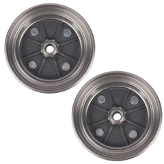 Pair For Kawasaki Mule 3000 3010 4000 4010 KAF950B 4x4 Diesel Front Brake Drums