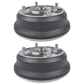 Pair For Kawasaki Mule 3000 3010 4000 4010 KAF950B 4x4 Diesel Front Brake Drums