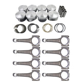 Pistons Connecting Rods Kit For 03-08 Chrysler 300 Dodge Charger Jeep Ram 5.7L 5086002AA 5086002AB 5086010AB 5086011AB 53021538AD 53021539AD