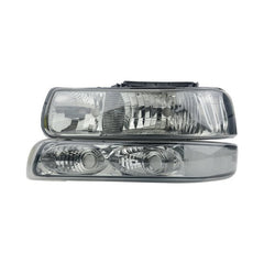 Headlights Assembly Fit For 1999-2002 Chevy Silverado 1500