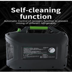 Refrigerant Recovery Machine ST-520D HVAC Portable Air Condition Compressor with Pipe Fitting 1/2 HP for CFC HFC HCFC