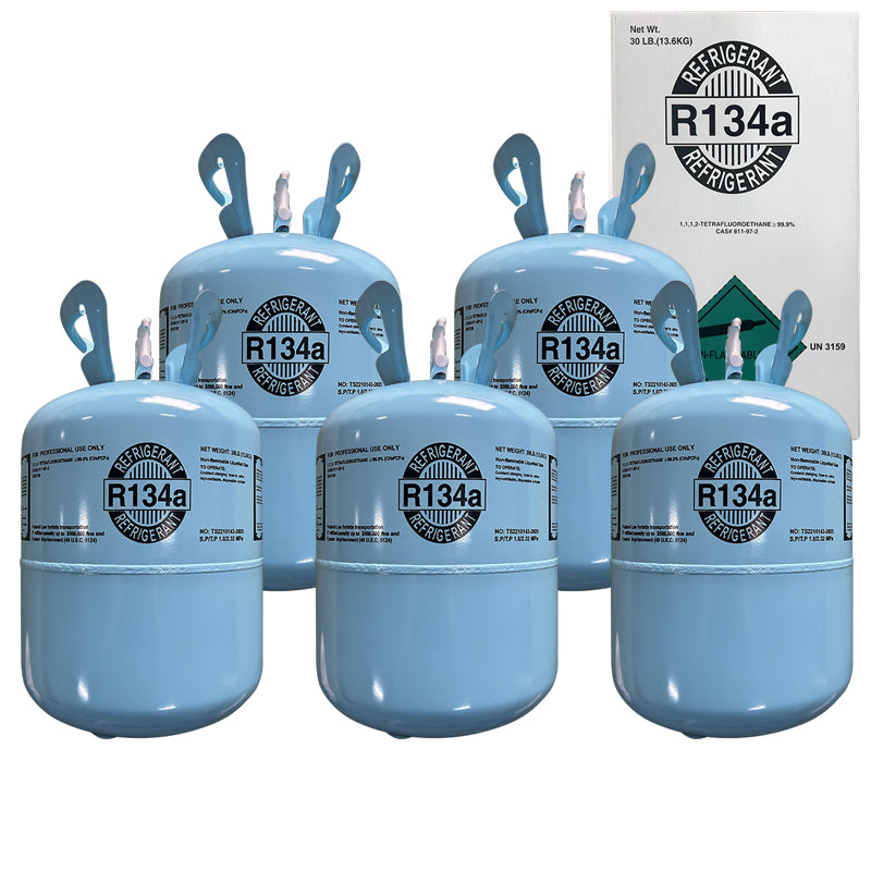 (Preorder for one month) 5 Cylinders R134A Refrigerant 30Lb (5 Cylinders $259/ea.)