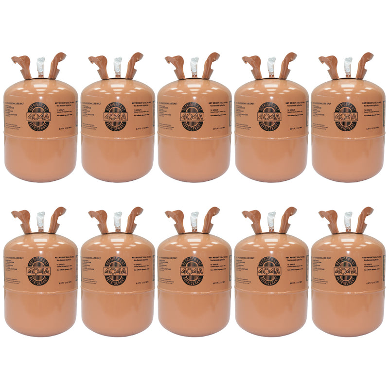 (Preorder for one month) 10 Cylinders R404A Refrigerant 24Lb (10 Cylinders $289/ea.)