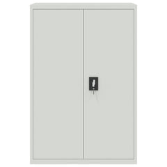 Steel Gray Office Cabinet 35.4x15.7x55.1 inches