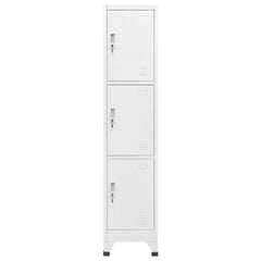 Storage Locker Cabinet with 3 Compartments 15x17.7x70.9
