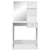 White Engineered Wood Dressing Table 29.5x15.7x55.5
