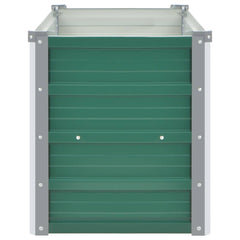 Green Galvanized Steel Garden Raised Bed 39.4 x 15.7 x 17.7 Inches
