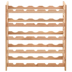 Wine Rack for 25 Bottles Solid Walnut Wood 24.8x9.8x28.7