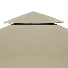 Beige Gazebo Cover Canopy Replacement 1 oz/ft 9.8 x 13.1 Feet Durable