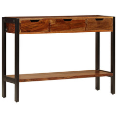 Sideboard with 3 Drawers 43.3x13.8x29.5 Solid Sheesham Wood