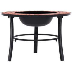 Mosaic Fire Pit Terracotta 26.8 Ceramic