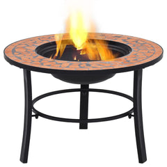 Mosaic Fire Pit Terracotta 26.8 Ceramic
