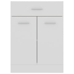 White Drawer Bottom Cabinet 23.6x18.1x32.1 Engineered Wood