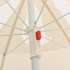 Garden Parasol with Steel Pole Sand 70.9 Inches Ideal for Outdoor Shade