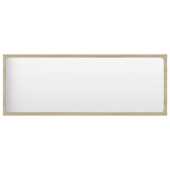 Sonoma Oak Engineered Wood Bathroom Mirror 39.4x0.6x14.6