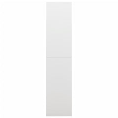 White Locker Cabinet 35.4x15.7x70.9 Steel