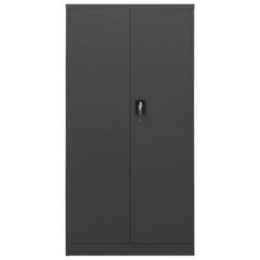 Steel Locker Cabinet Anthracite 35.4x15.7x70.9
