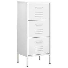 Storage Cabinet White 16.7x13.8x40 in Steel
