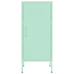 Mint Green Steel Storage Cabinet 16.7x13.8x40