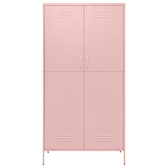 Wardrobe Pink 35.4x19.7x70.9 Steel