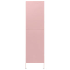 Wardrobe Pink 35.4x19.7x70.9 Steel