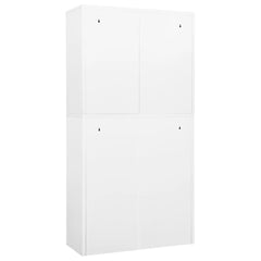 Office Cabinet White 35.4x15.7x70.9 Steel
