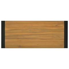 43.3x17.7x13.8 Wall-mounted Bathroom Cabinet Solid Teak