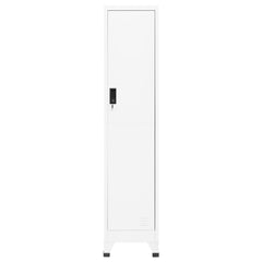 White Steel Locker Cabinet 15x17.7x70.9