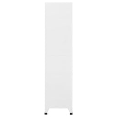 Locker Cabinet Light Gray and Dark Gray 35.4x17.7x70.9 Steel