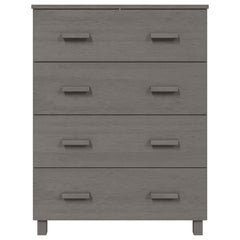 Sideboard HAMAR Light Gray 31.1x15.7x40.7 Solid Wood Pine