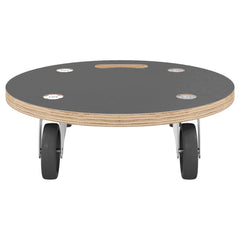 Transport Trolleys 2 pcs Round 15x4.5 Capacity 551.2 lb