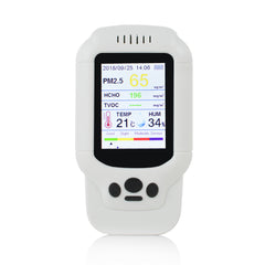 Air Quality Detector PM2.5/HCHO/TVOC Temperature Humidity Monitor Analysis Tester