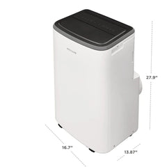 Portable Air Conditioner 6500 BTU (DOE) with a Multi-Speed Fan Dehumidifier Mode Easy-to-Clean Washable Filter