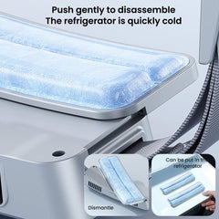 Ice Belt Portable Fan Wearable Waist Fan for Camping Outdoor Sports Travel Mini Usb Charging Cooling Fans