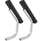 Boat Trailer Guide on, 24", One Pair Trailer Pontoon Bunk Board Guide-ons, Steel Trailer Guides, Complete Mounting Accessories Included, for Ski Boat, Fishing Boat or Sailboat Trailer