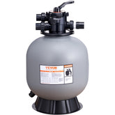 Sand Filter, 22-inch, Up to 55 GPM Flow Rate, Above Inground Swimming Pool Sand Filter System with 7-Way Multi-Port Valve, Filter, Backwash, Rinse, Recirculate, Waste, Winter, Closed Functions
