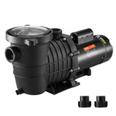 Pool Pump 1.5HP 230V, Variable Dual Speed Pumps 1100W for Above Ground Pool, Strainer Filter Basket, 5400 GPH Max. Flow, Energy Saving Swimming Pool Pump