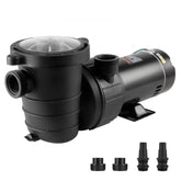 Above Ground Pool Pump, 1HP, 80 GPM Max Flow. Single Speed Pool Pump, 120V 3450 RPM 36 ft Max Lift Pool Pump with Strainer Basket