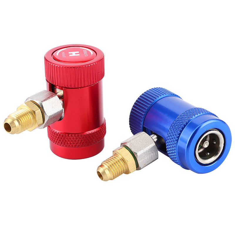 Professional Quick Couplers Air Conditioner Service Port Adapter Fit for R1234yf Refrigerants