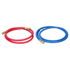Refrigerant Charging Hose Fluoride Adding Tube Car Air Conditioning Repair Tool Car AccessoriesFor R410 2Pcs 1.5m