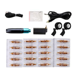 Rechargeable Motor Pen Machine Cartridge Tattoo Needles Cartridge Rotary Tattoo Pen Kit