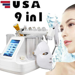 9in1 Hydro Machine Dermabrasion: Deep Cleanse Your Skin for a Spa-Worthy Glow with Oxygen Infusion and Microdermabrasion