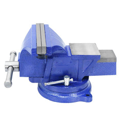 Get a Grip with our Heavy-Duty Bench Vise - Swivel Base 5", Locking & Sturdy Material for Big Striking Mesa - 360° Rotation