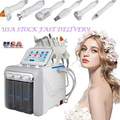 6 in 1 Hydro Dermabrasion Water Peeling & Vacuum Facial Peel - Spa-Quality Rejuvenation