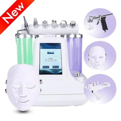 8-in-1 Machine Water Dermabrasion for Vacuum Suction Face Cleaning, Skin Peeling, Spa Anti-Aging Beauty Spray