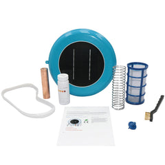 Solar Powered Pool Ionizer Purifier Ion Algae Cleaning Killer Outdoor Swimming Pool Tub Water Purifier Accessories